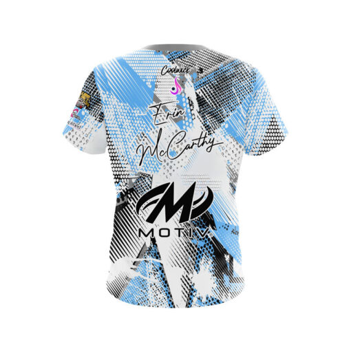 Motiv Erin McCarthy Blue Dots CoolWick Bowling Jersey - Image 2