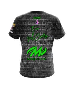 Alternative view of Motiv Erin McCarthy Green Brick CoolWick Bowling Jersey