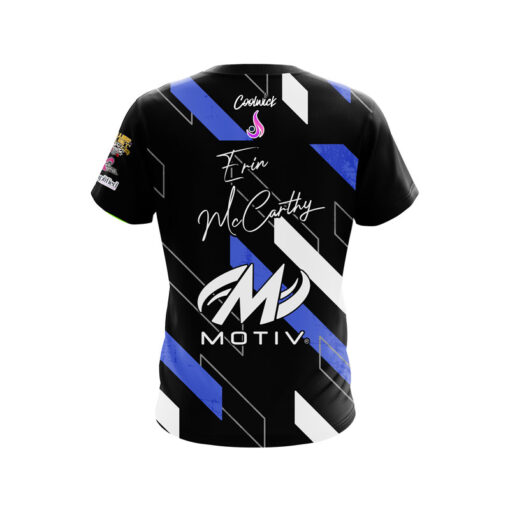 Motiv Erin McCarthy Grunge Lines CoolWick Bowling Jersey - Image 2