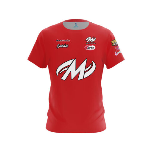 Motiv Erin McCarthy Plain Red CoolWick Bowling Jersey