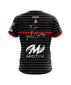 Alternative view of Motiv Erin McCarthy Red Stripe CoolWick Bowling Jersey