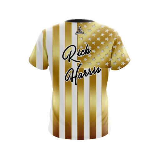 Orlando TNBA Senate USA Gold CoolWick Bowling Jersey - Image 2