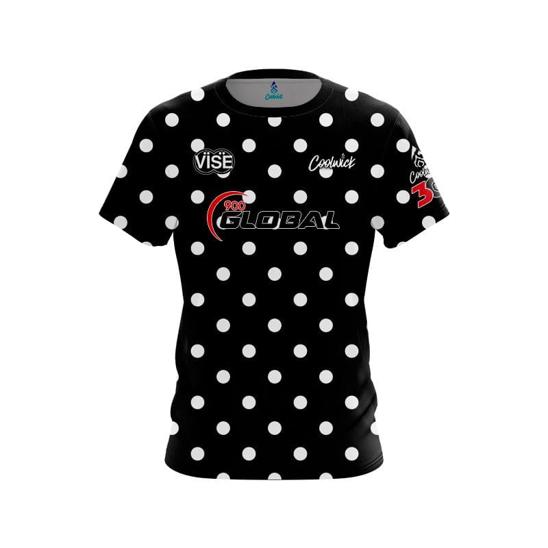 900 Global Taylor Bulthuis Polka Dots CoolWick Bowling Jersey
