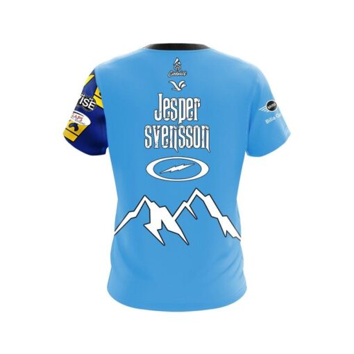 Jesper Svensson UNC Blue ICE Replica CoolWick Bowling Jersey - Image 2