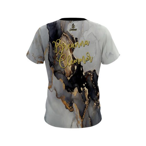 Breanna Clemmer Brunswick Gold Marble CoolWick Bowling Jersey - Image 2