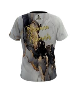 Alternative view of Breanna Clemmer Brunswick Gold Marble CoolWick Bowling Jersey