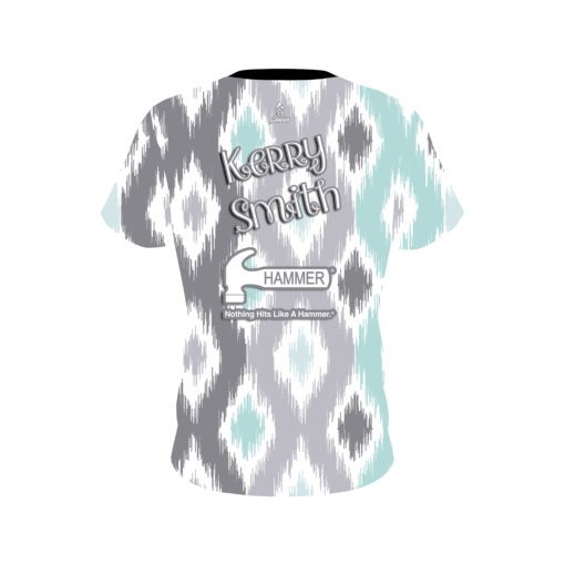 Kerry Smith Diamond Chevron CoolWick Bowling Jersey - Image 2