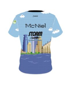 Alternative view of Matt McNiel Day Pixels Replica CoolWick Bowling Jersey