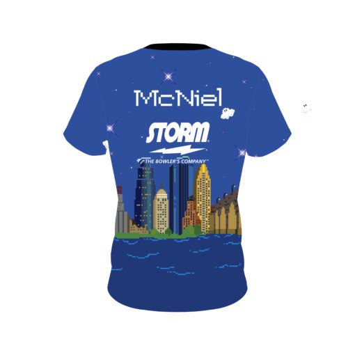 Matt McNiel Night Pixels Replica CoolWick Bowling Jersey - Image 2