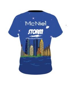Alternative view of Matt McNiel Night Pixels Replica CoolWick Bowling Jersey