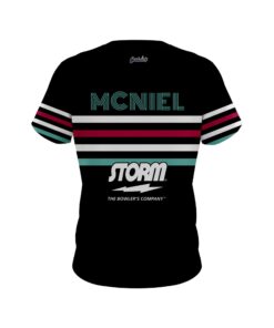 Alternative view of Matt McNiel Day Black Stripes CoolWick Bowling Jersey