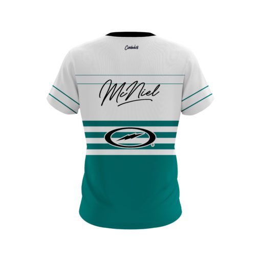 Matt McNiel Day Vintage Teal Replica CoolWick Bowling Jersey - Image 2