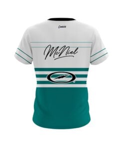 Alternative view of Matt McNiel Day Vintage Teal Replica CoolWick Bowling Jersey