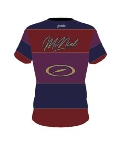 Alternative view of Matt McNiel Day Vintage Stripes Replica CoolWick Bowling Jersey