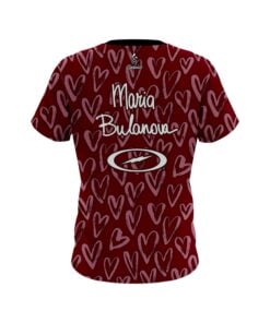 Alternative view of Maria Bulanova Hearts CoolWick Bowling Jersey