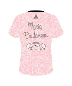 Alternative view of Maria Bulanova Pink Roses CoolWick Bowling Jersey