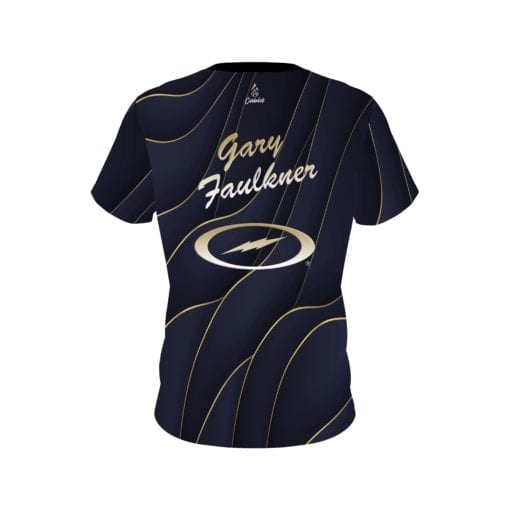 Storm Gary Faulkner Jr. Navy Luxury CoolWick Bowling Jersey - Image 2