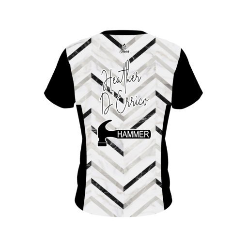 Heather D'Errico Hammer Chevron Replica CoolWick Bowling Jersey - Image 2