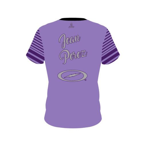 Jean Perez Lavender Replica CoolWick Bowling Jersey - Image 2
