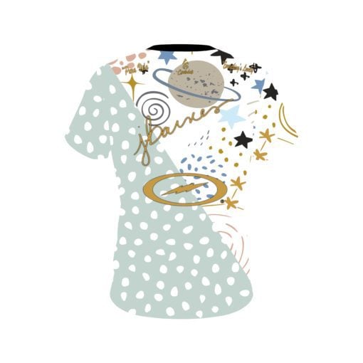 Josie Barnes Cartoon Doodle Replica CoolWick Bowling Jersey - Image 2