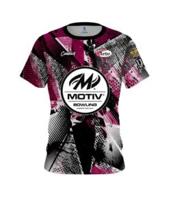 Erin McCarthy Motiv Pink Dots CoolWick Bowling Jersey