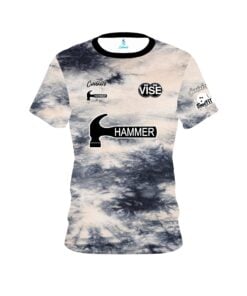 Heather D'Errico Hammer Navy Tie Dye Replica CoolWick Bowling Jersey