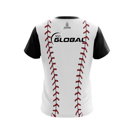 900 Global Baseball Laces CoolWick Bowling Jersey - Image 2