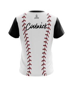 Alternative view of Signature Baseball Laces CoolWick Bowling Jersey