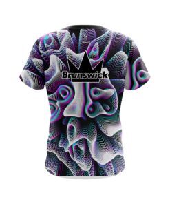 Alternative view of Brunswick Black White Hallucinate Coolwick Bowling Jersey