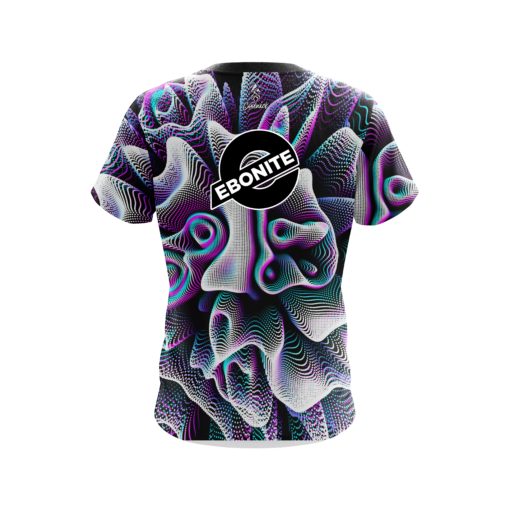 Ebonite Black White Hallucinate CoolWick Bowling Jersey - Image 2
