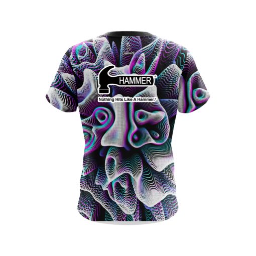 Hammer Black White Hallucinate CoolWick Bowling Jersey - Image 2
