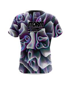 Alternative view of Storm Black White Hallucinate CoolWick Bowling Jersey