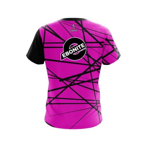Ebonite Distracted Pink CoolWick Bowling Jersey - Image 2