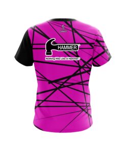 Alternative view of Hammer Distracted Pink CoolWick Bowling Jersey