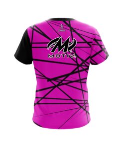 Alternative view of Motiv Distracted Pink CoolWick Bowling Jersey