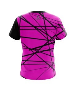 Alternative view of Plain Distracted Pink CoolWick Bowling Jersey