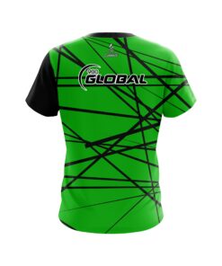 Alternative view of 900 Global Distracted Lime Green CoolWick Bowling Jersey
