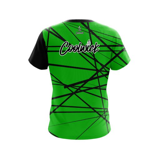 Signature Distracted Lime Green CoolWick Bowling Jersey - Image 2