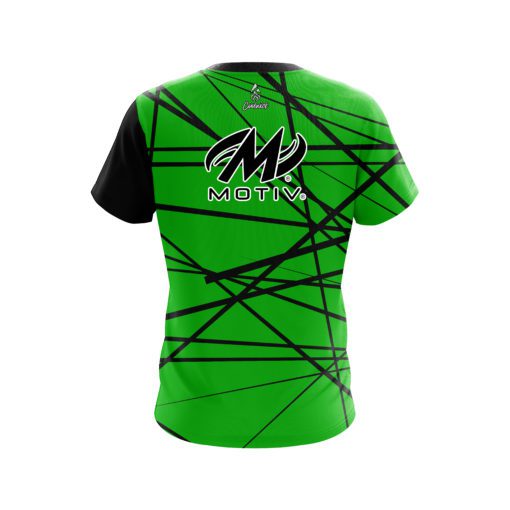 Motiv Distracted Lime Green CoolWick Bowling Jersey - Image 2