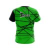 Track Distracted Lime Green CoolWick Bowling Jersey - Image 2
