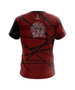 Alternative view of Big Bowling Distracted Scarlet CoolWick Bowling Jersey