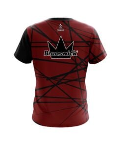 Alternative view of Brunswick Distracted Scarlet Coolwick Bowling Jersey