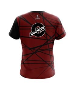Alternative view of Ebonite Distracted Scarlet CoolWick Bowling Jersey