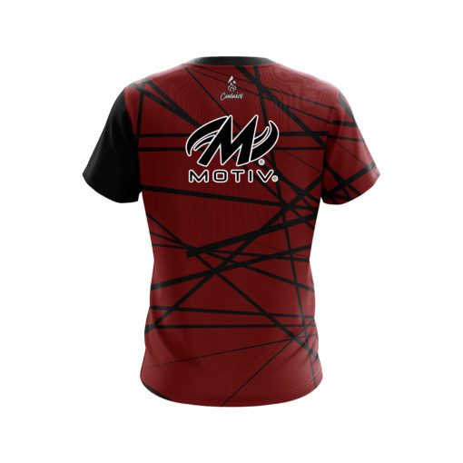 Motiv Distracted Scarlet CoolWick Bowling Jersey - Image 2