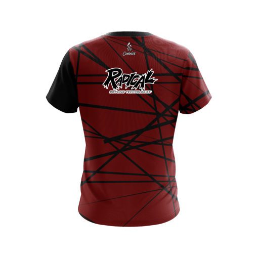 Radical Distracted Scarlet CoolWick Bowling Jersey - Image 2