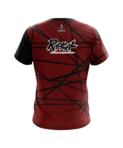 Alternative view of Radical Distracted Scarlet CoolWick Bowling Jersey