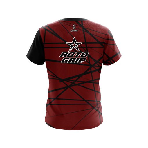 Roto Grip Distracted Scarlet Grungey CoolWick Bowling Jersey - Image 2