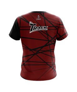 Alternative view of Track Distracted Scarlet CoolWick Bowling Jersey