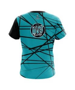 Alternative view of DV8 Distracted Teal CoolWick Bowling Jersey