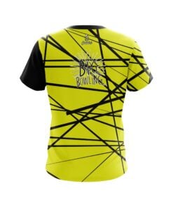 Alternative view of Big Bowling Distracted Yellow CoolWick Bowling Jersey